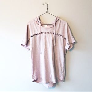 4/$25 🌈 Pink Short Sleeve Hoodie